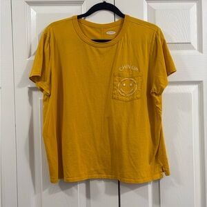 Old Navy Yellow Crop Top